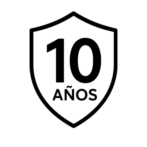 imagen escudo de 10 años